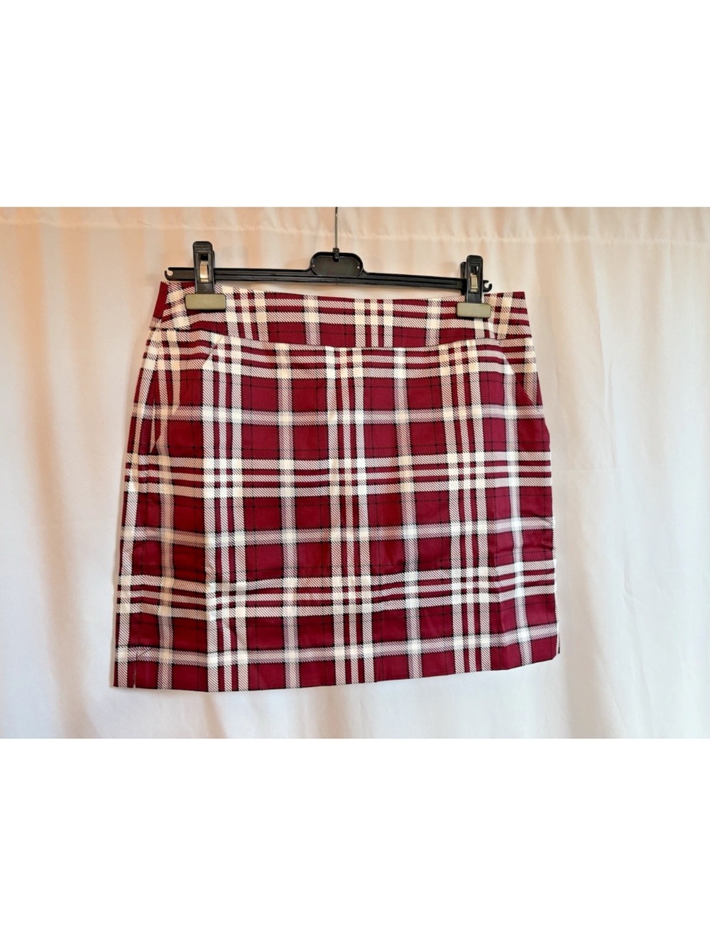Loudmouth Ladies Red Plaid Golf Skort - Size 10 Medium NWOT